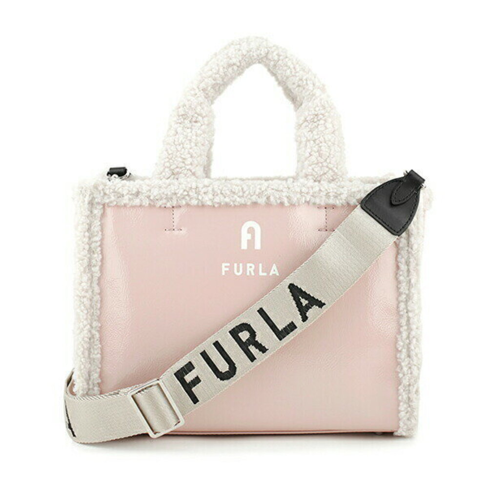 Furla Opportunity Tote Bag White Pink